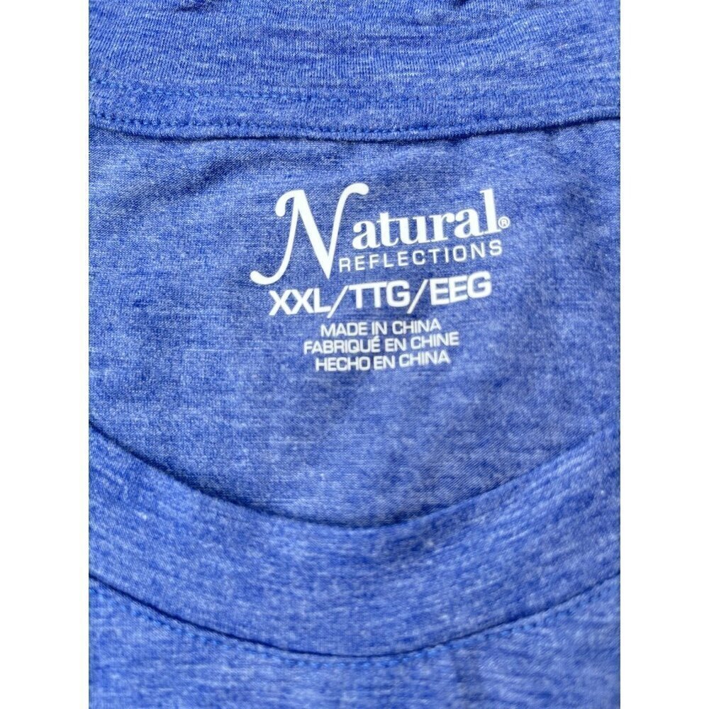 Natural Reflection Women’s Mazarene Blue Shirt Sleep Loungewear Size XXL - Picture 6 of 12